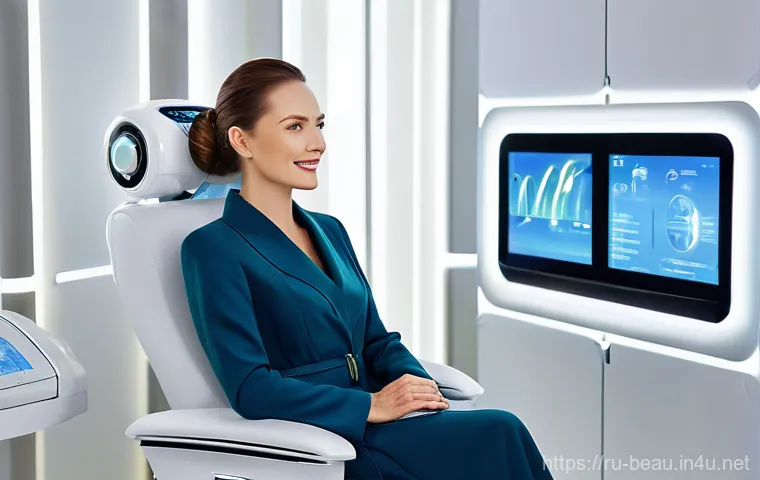 뷰티컨설턴트 관련 학습 도구 추천 - **Hands-on Masterclass Demonstration:**
    A highly skilled female Russian beauty expert, around 38...