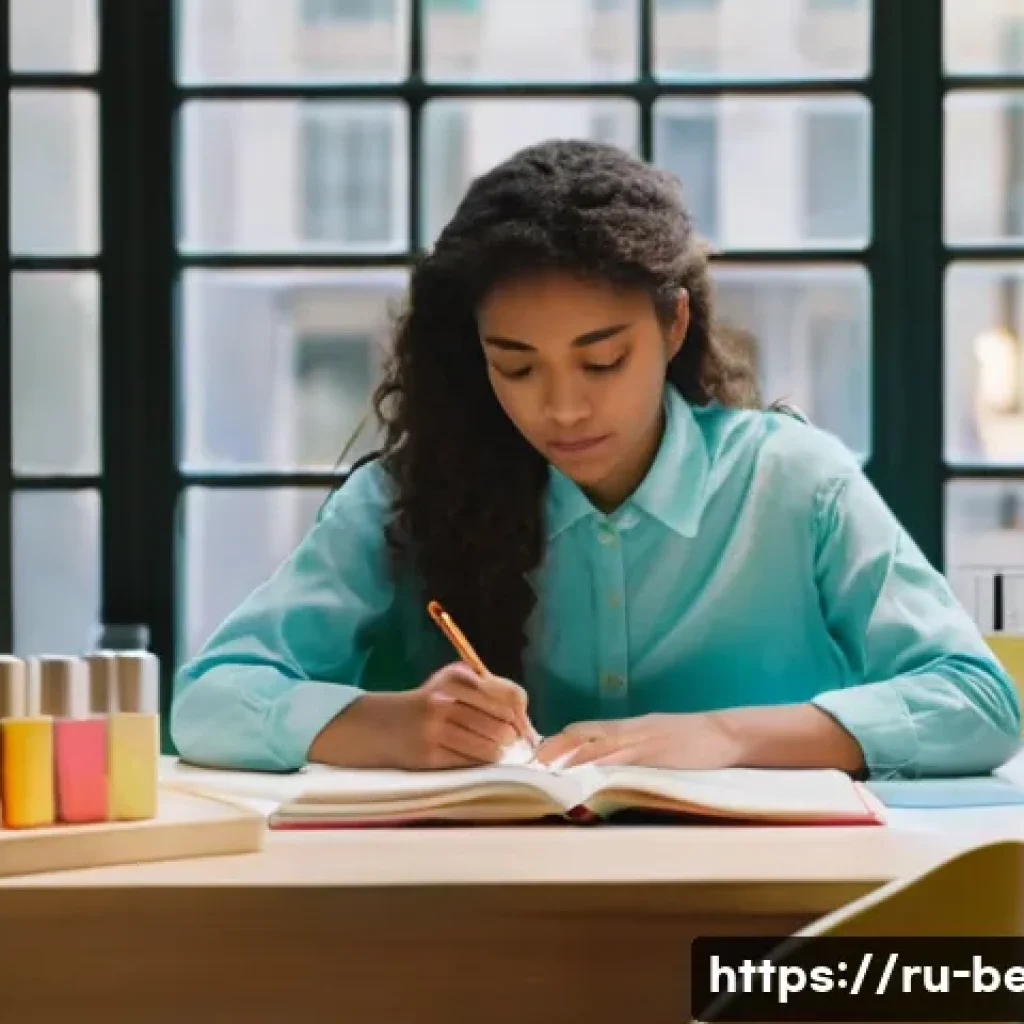 뷰티컨설턴트 자격증 시험 패턴 - **Prompt:** A focused young woman in her early 20s with a thoughtful expression, seated at a well-li...